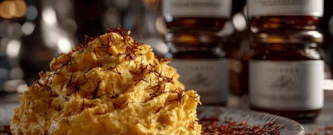Mehr Saffron - Mash Potatoes with Saffron