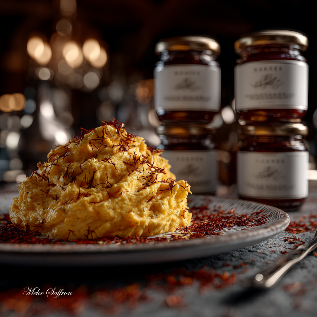 Mehr Saffron - Mash Potatoes with Saffron