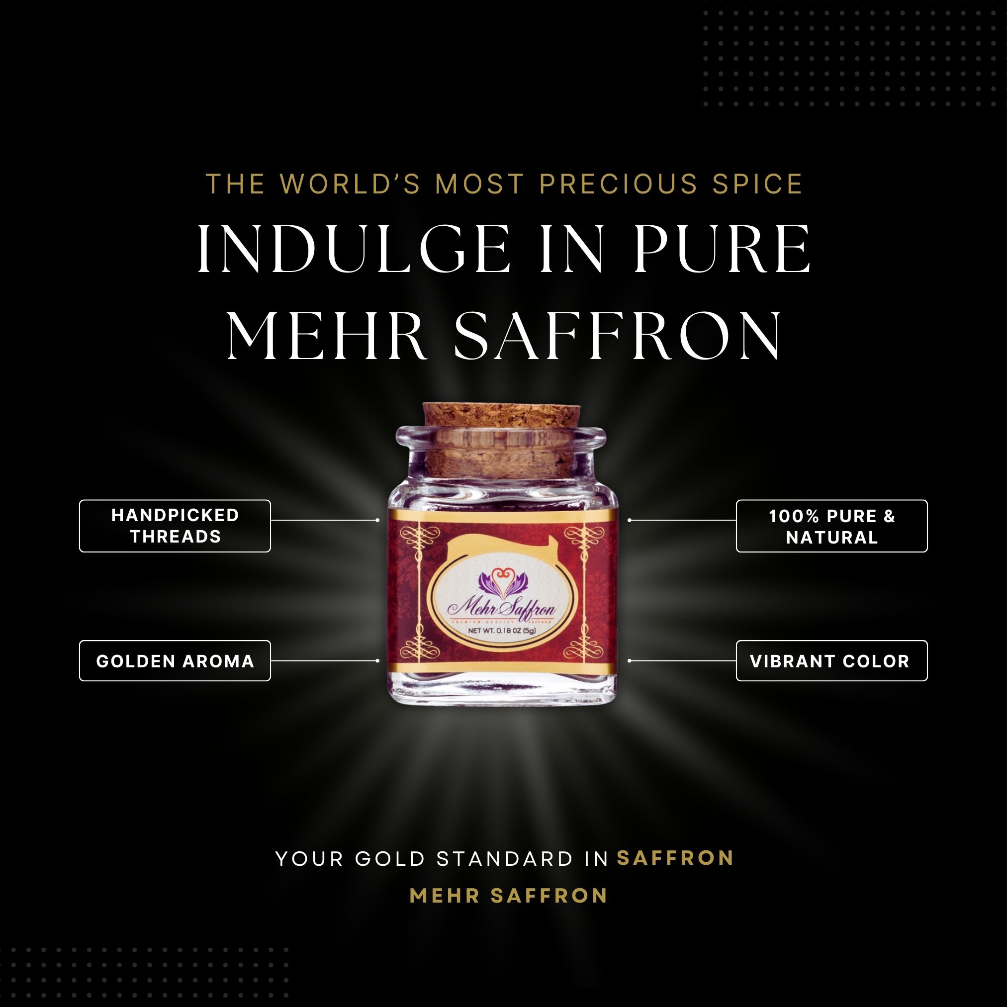 Premium All-Red Saffron/ 0.18 oz (5 Gram) - Image 2
